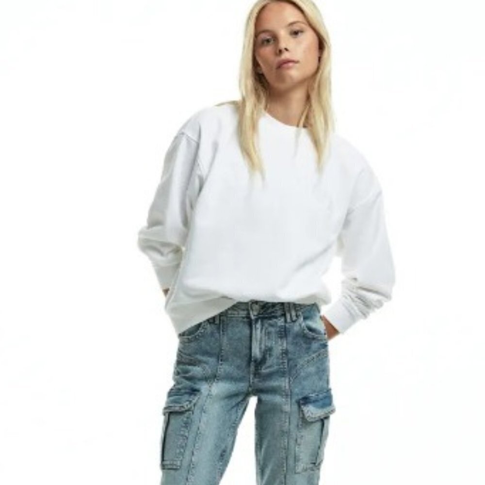 H&M Women's Motif-Detail Sweatshirt - L